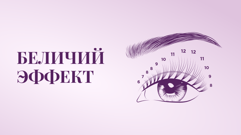 Наращивание ресниц беличий эффект